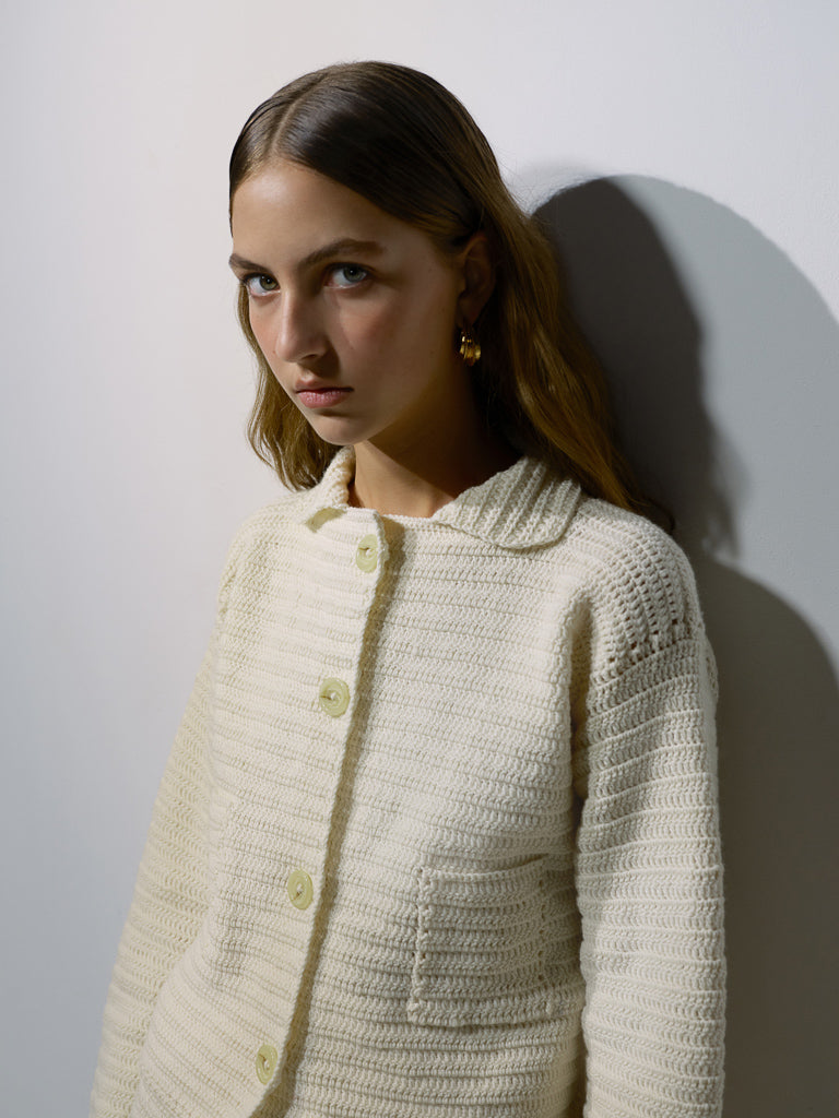 Жакет в'язаний крючком