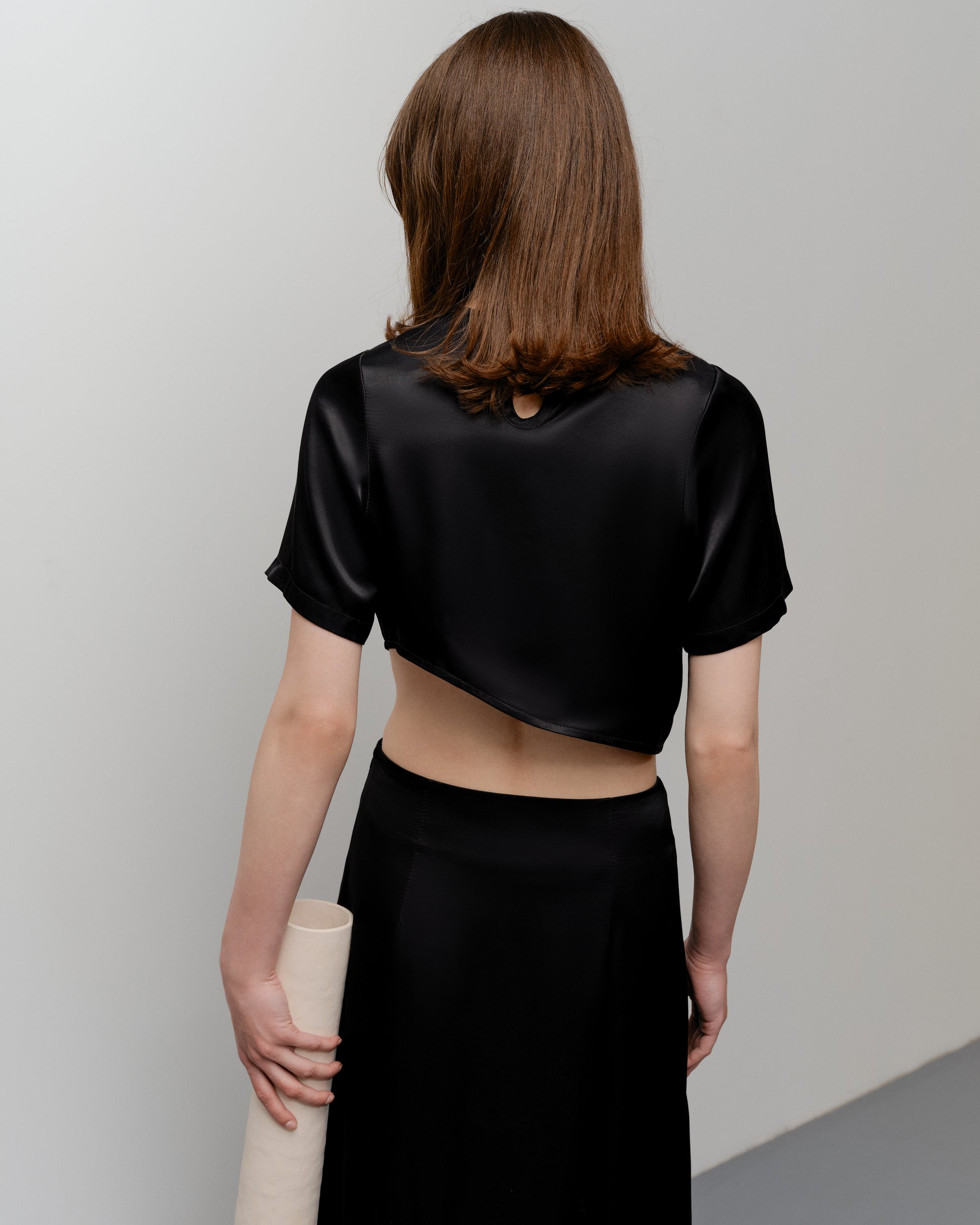 Asymmetric cut-out midi dress (convertible — dress, top, skirt in 1)-Dress-Forma Brand