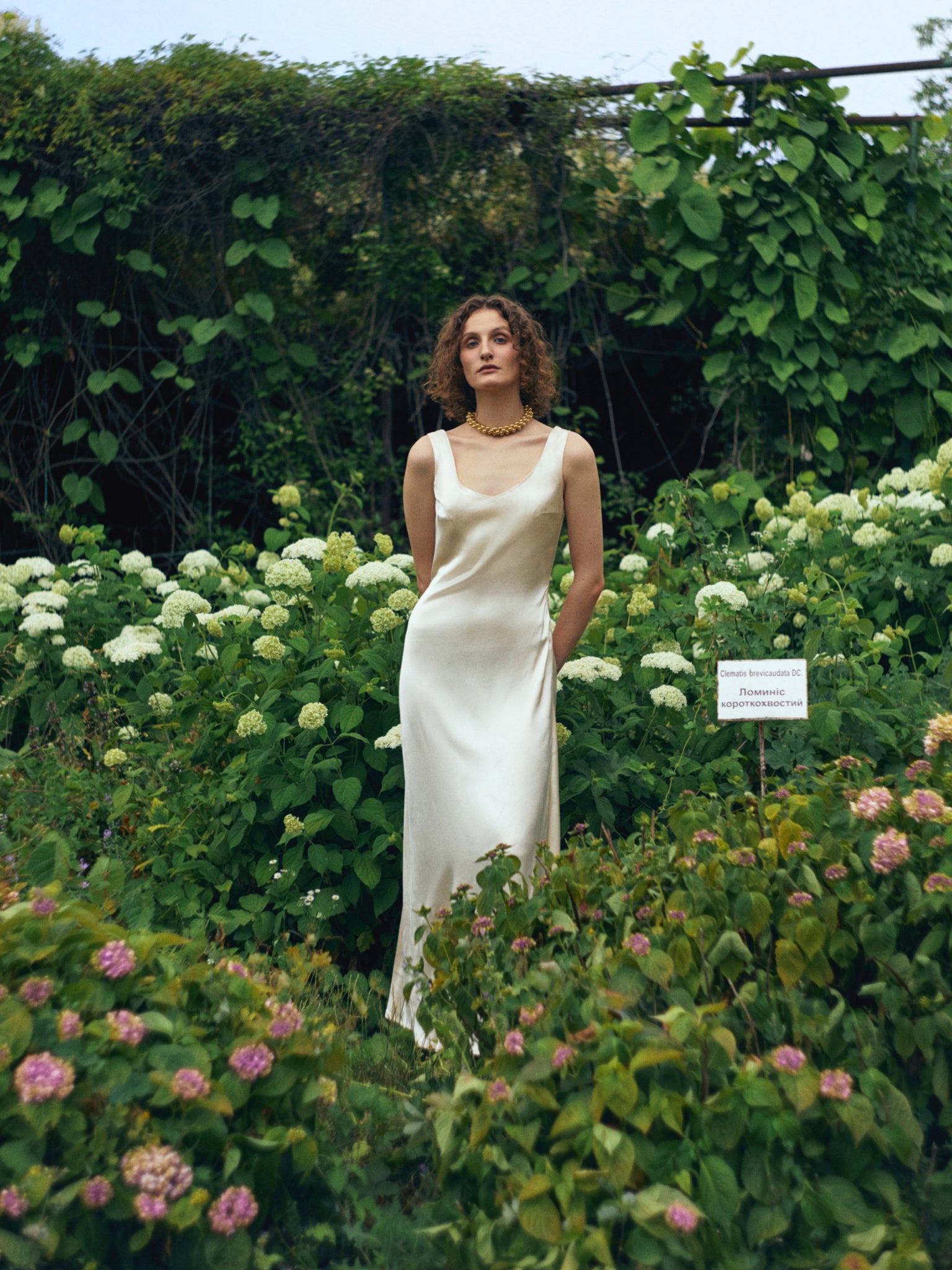 Silky viscose long dress with round neck from FORMA brand