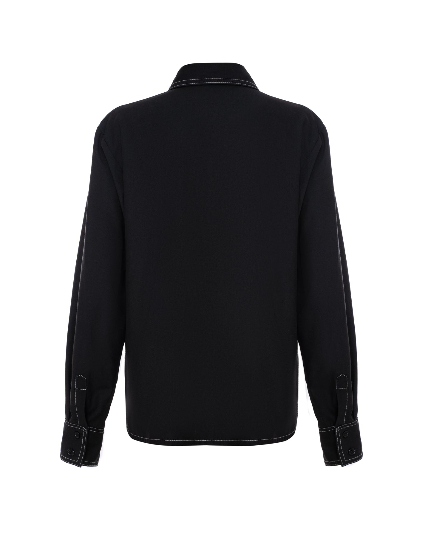 Сорочка з контрастним стібком