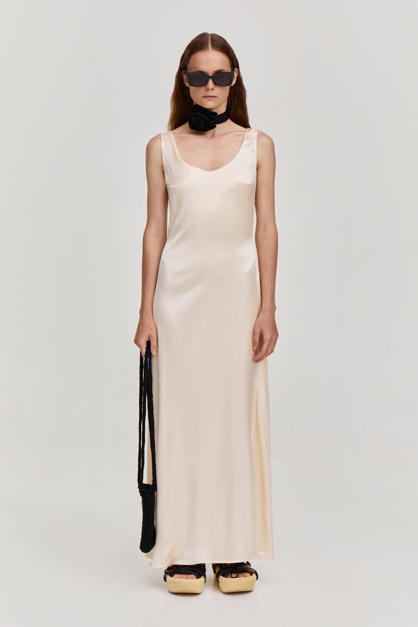 Silky long dress Silky long dress