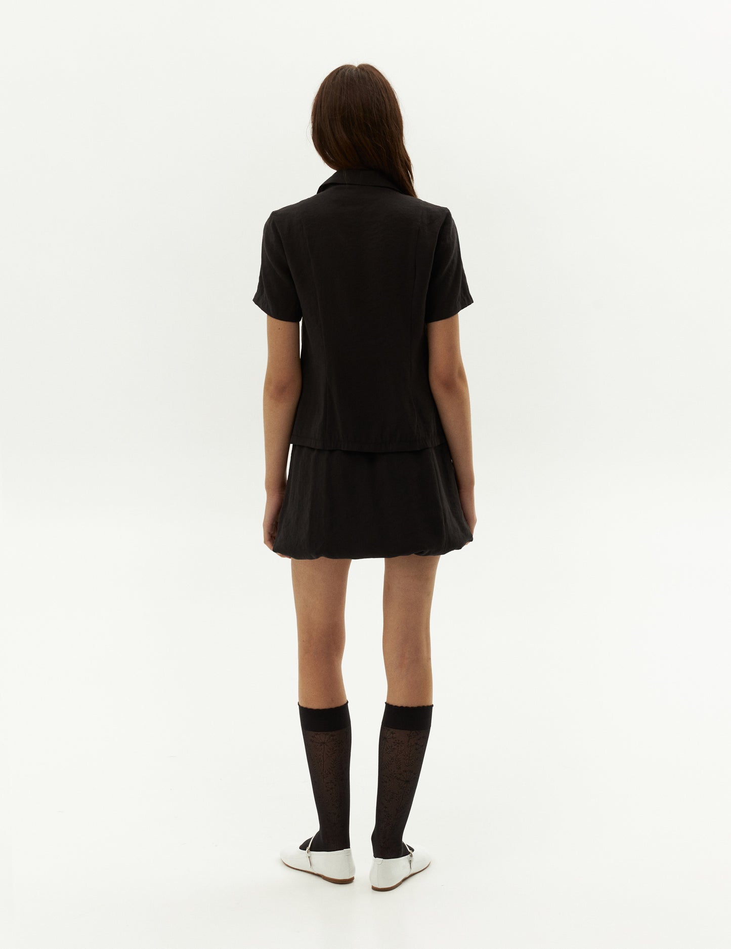 Balloon Short Skirt, чорна спідниця на резинці від бренду FORMA