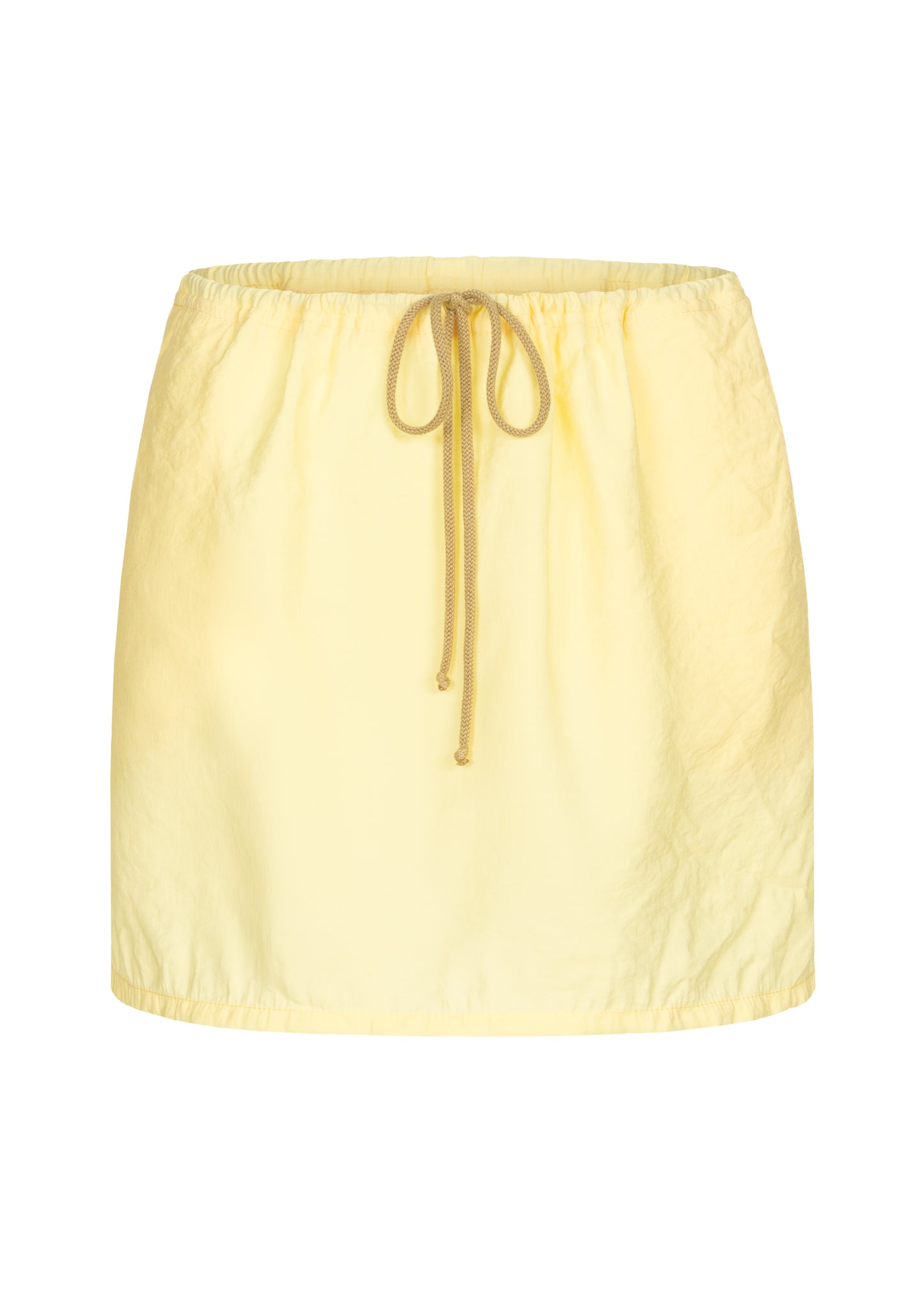 Viscose blend skirt featuring a drawstring fastening waist, side pockets and a short length from FORMA brand