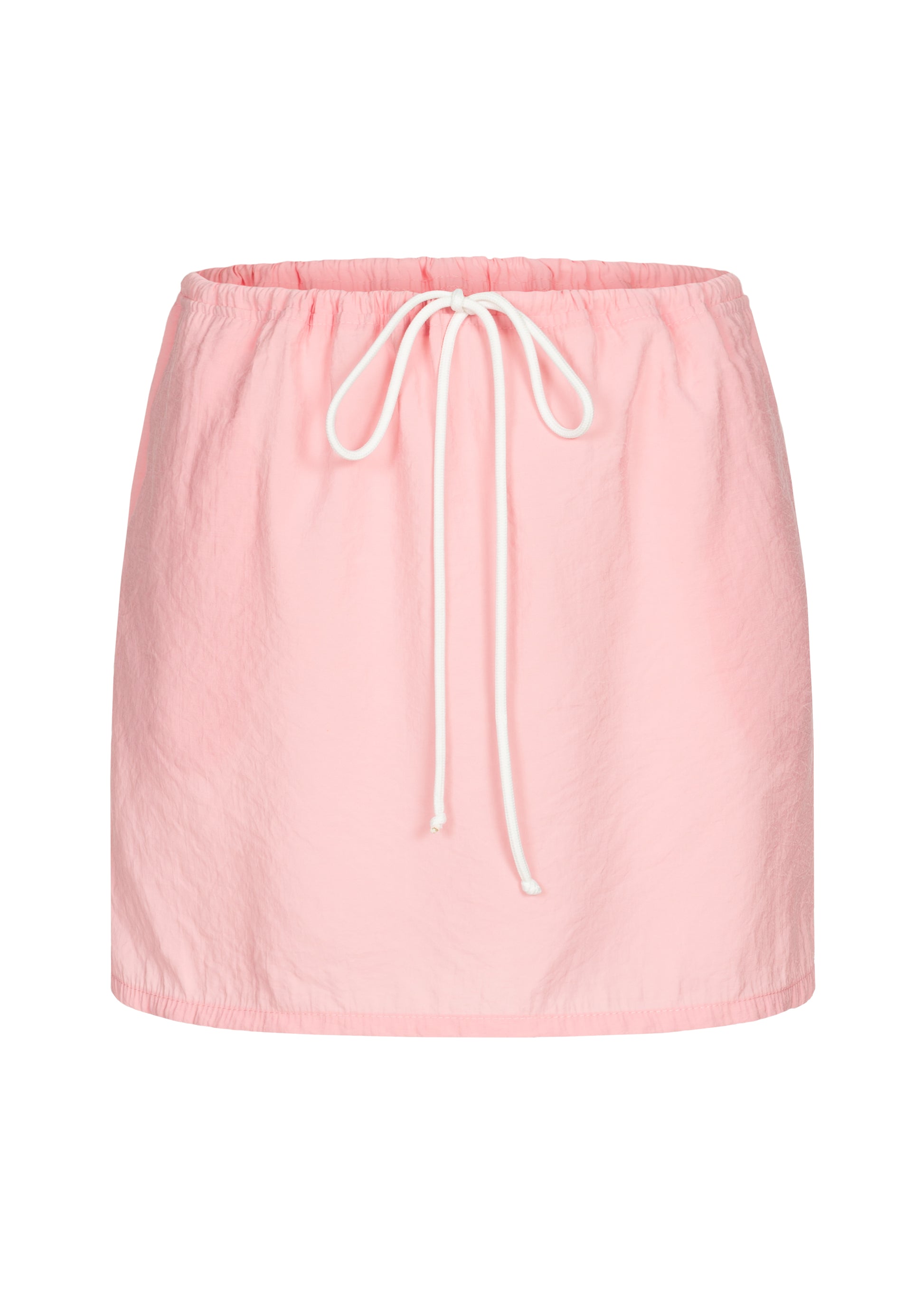 Viscose blend skirt featuring a drawstring fastening waist, side pockets and a short length from FORMA