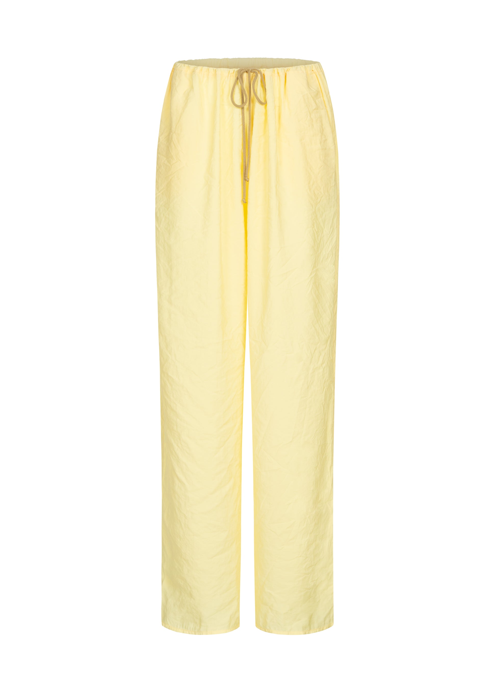 Viscose blend trousers featuring a drawstring fastening waist, side pockets and a long length from FORMA brand