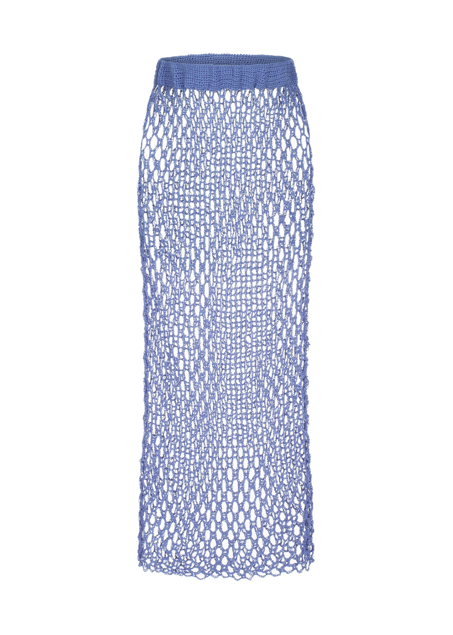 Crochet midi skirt in Blue color from clothing brand FORMA