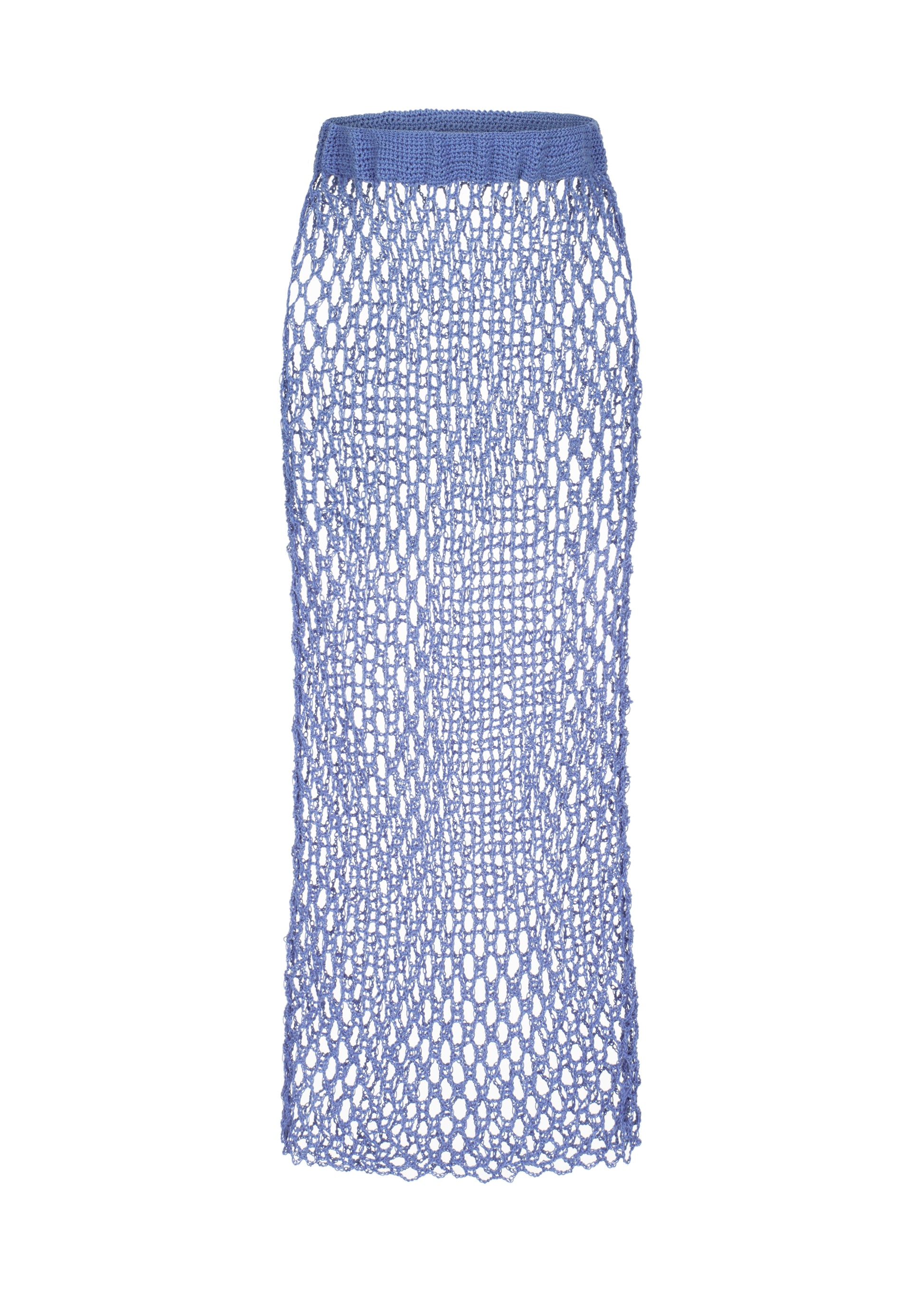 Crochet midi skirt - Blue – Forma Brand